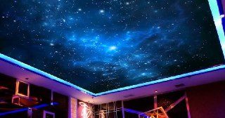 Натяжной потолок звездное небо Миасс, цена от 5308 руб.